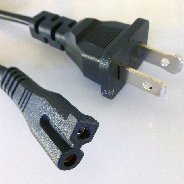Unbranded 2-Contact AC Male-Euro Power Cables Replacement 2-Prong AC Power Cord For Bose Acoustic Wave Music System II Laptop Power Power Cords
