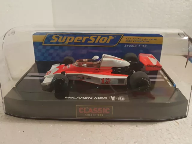 QQ H 2927 Superslot Mc Laren M23 1976 #12 J. Mass Scalextric UK H2927