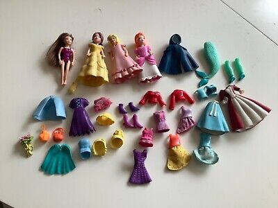 Bluebird Lot polly pocket personnages accessoires figurines bluebird clothes animal bike 