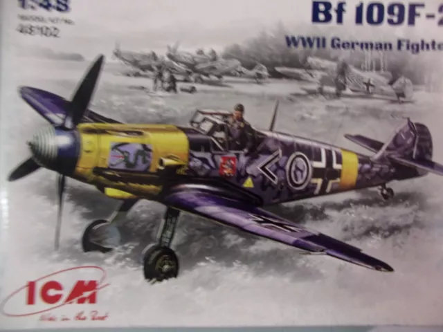 Icm  1/48   Avion  Bf 109 F 2   Int Intact 48102