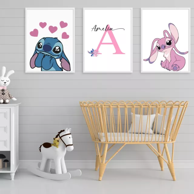 Lilo & Stitch 3D Smashed Broken Decal Wall Sticker H380 