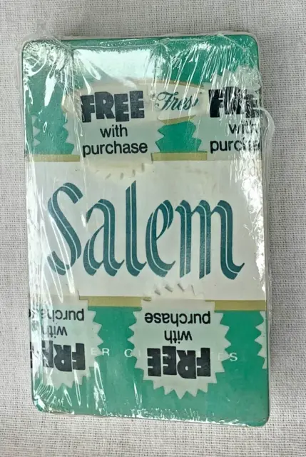 Vtg Menthol Fresh Salem Filter Cigarettes Playing Cards Package Never Opened New