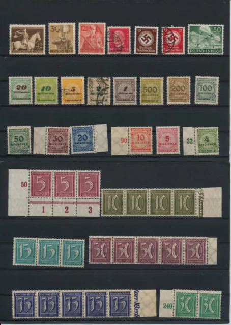 Germany, Deutsches Reich, Nazi, liquidation collection, stamps, Lot,used (RX 19)