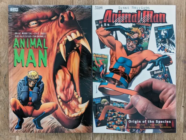 Animal Man TPB Vol 1/Vol 2 #1-2 (DC/Vertigo) Grant Morrison, Coyote Gospel