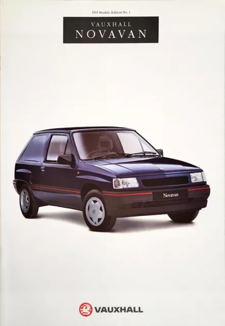 Vauxhall Nova Van Brochure 1991 B5032