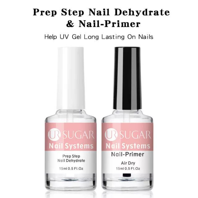 UR SUGAR 15ml Nail- Primers Prep Dehydrator Matte Top Coat UV Gel Nail Polish