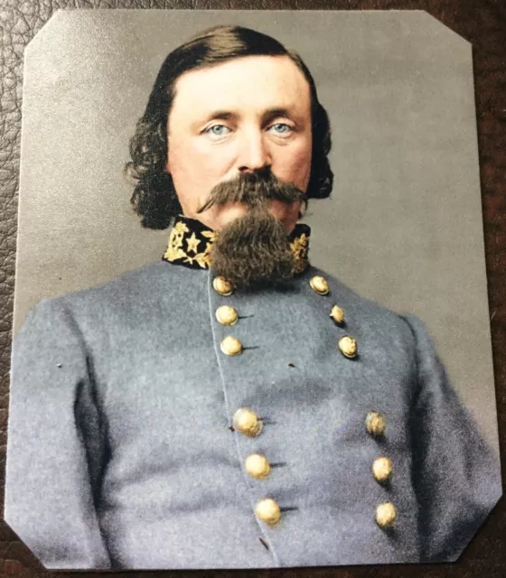 Civil War Major General George E Pickett tintype C039RP