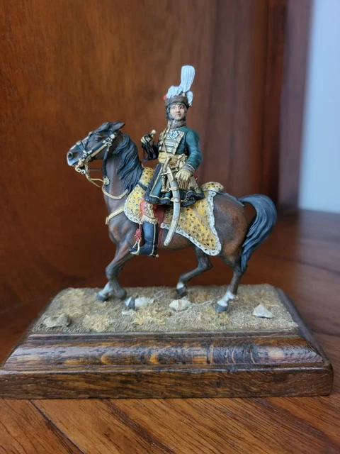 Kit Figurine Pegaso Models, Hussard 1806, 75mm, Capitaine Elite, Premier Empire