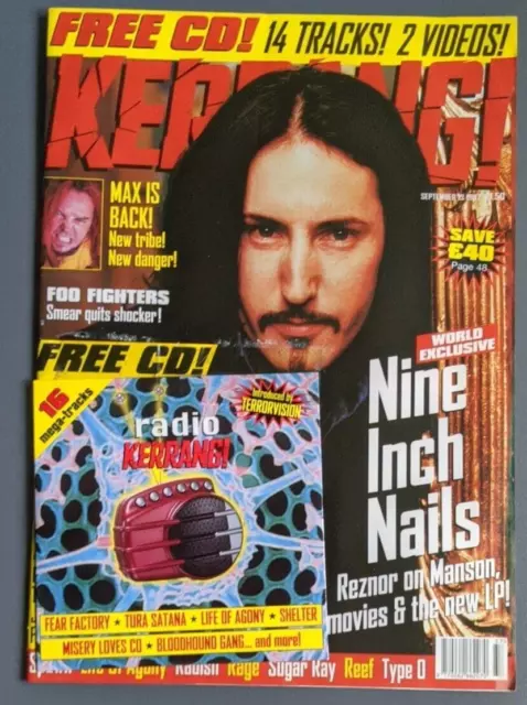 KERRANG! No 665 - Sep/97 - WITH RADIO KERRANG CD - Foo Fighters Marilyn Manson