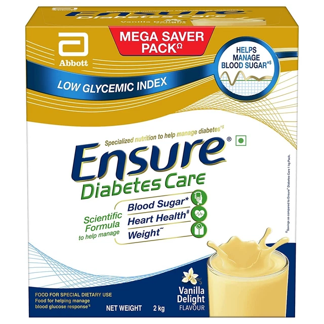 Ensure GLUCERNA-SR Vaniglia in polvere scatola 2 kg (aroma di vaniglia)
