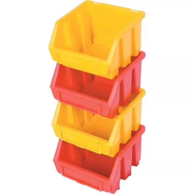 Matlock MTL4 HD Plastic Storage Bin Red 2