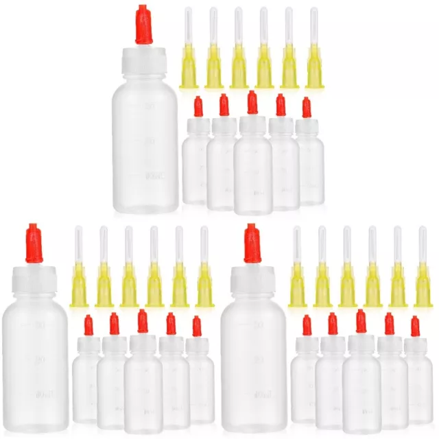 18 Sets Leimflasche Mit Nadelkleber Nadelspitze Quetschflasche Drücken