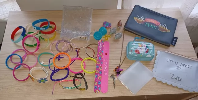 Girls Accessories Job Lot. Bracelets, Purses, Nick Nackss