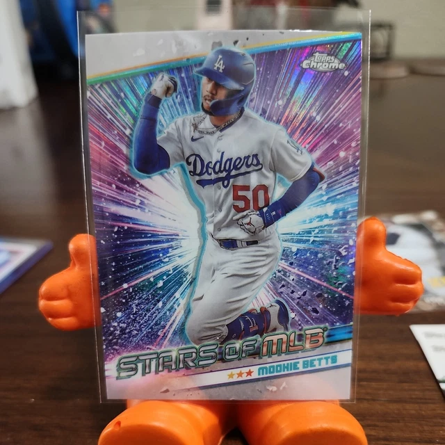2024 MOOKIE BETTS Topps Series 1 Chrome Stars of MLB Los Angeles