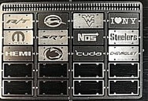 Detail-Master Vanity License Plates - Plastic Model Vehicle Accessory