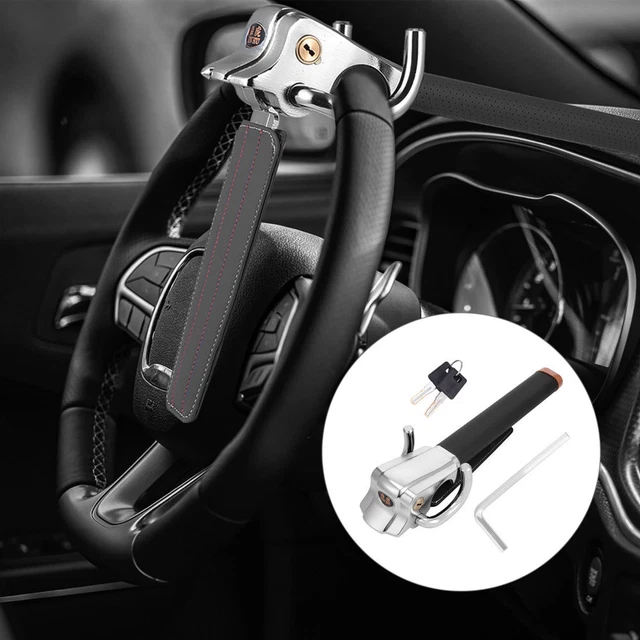 Blocco allarme di sicurezza antifurto per auto universale Blocco volante per auto Serrature per auto di sicurezza retrattili Strumento antifurto di sicurezza  34