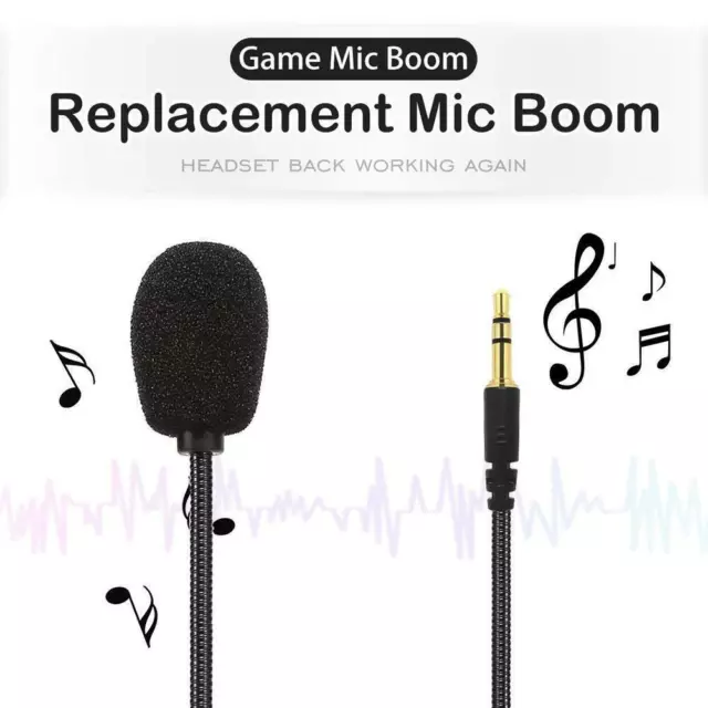 Mini 3.5mm Flexible  Microphone Mic For PC Laptop Skype Gaming Online Sale