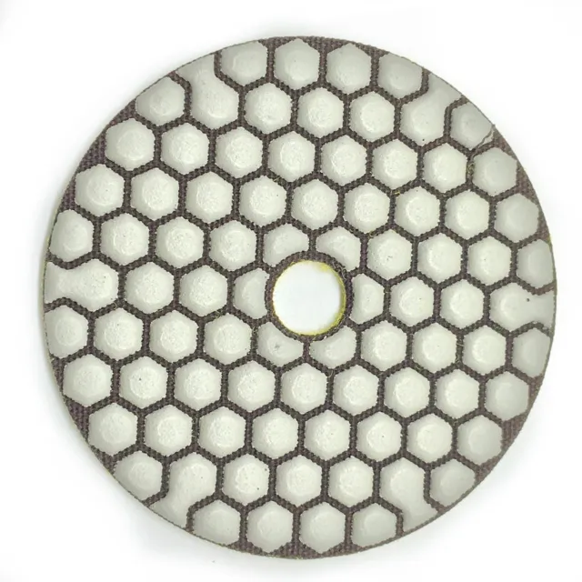 4" DIAMOND POLISHING PAD DRY 18 Piece Grit 50 100 200 Concrete Granite Ceramic