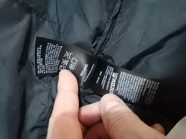 Giubbotto Piumino uomo donna the north face Nuptse 700 ROSSO TAGLIA S 12