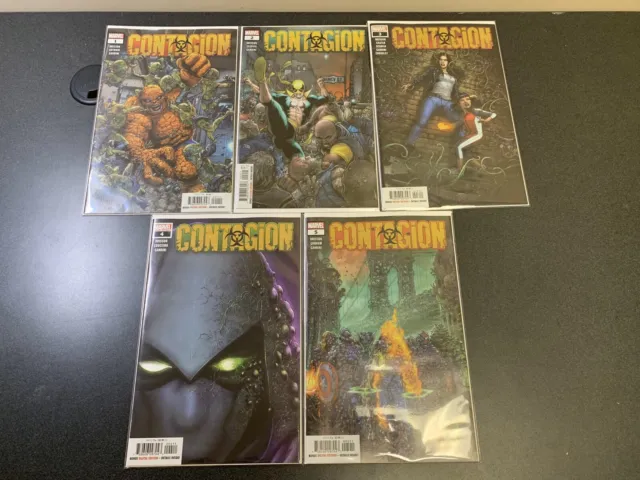 Marvel Comics Contagion #1 2 3 4 5 Full A CVR Set 2019 CASE FRESH 1st Print NM