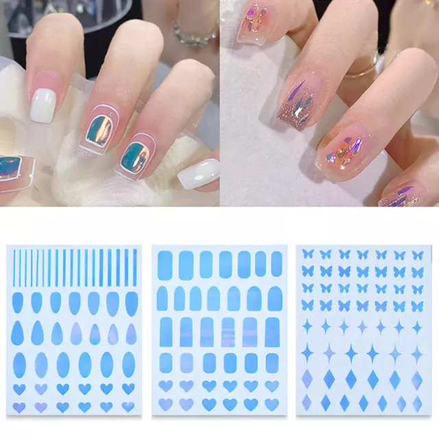 Nail Art Schiebewandwg Nagel Sticker Eis Würfel Dekorativ Nagelkunst Aufkle {