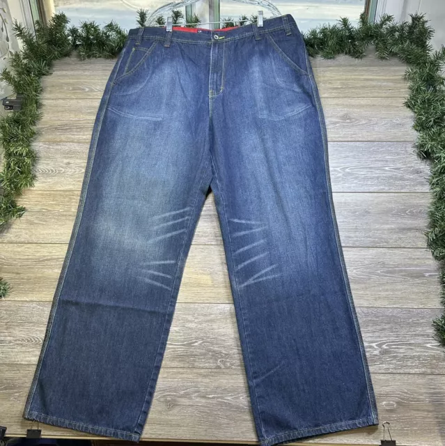 Empire BigLand Jeans Size 42 X 32 Men’s Blue Denim Straight Leg Pockets