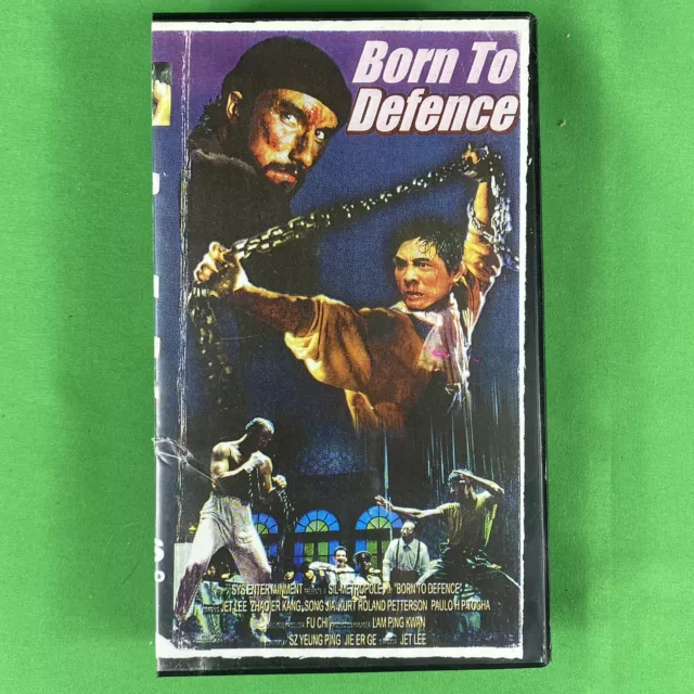 Born To Defence aka Born To Defense Rare Martial Arts War VHS 1986 OOP Jet Li