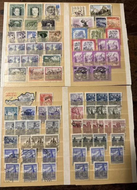 Briefmarken Österreich Lot Gestempelt