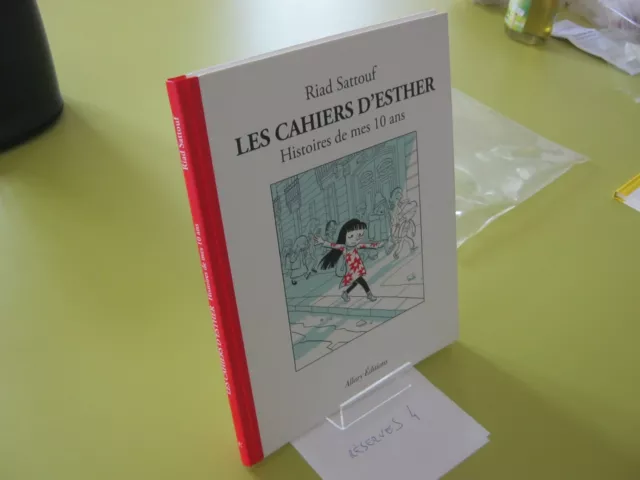 Eo Cahiers D Esther Histoires De Mes 10 Ans + Ex Libris Signe Riad Sattouf Ttbe
