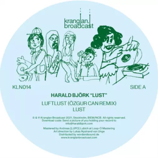 Harald Björk Lust EP (Vinyl) 12" EP (US IMPORT)