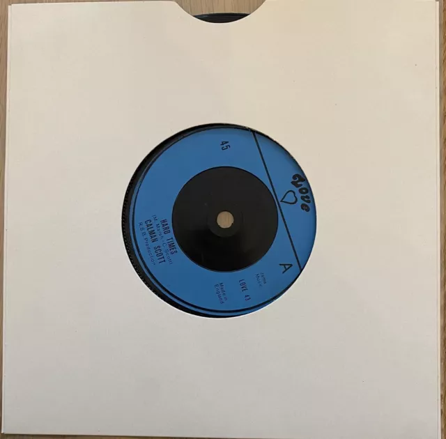 Calman Scott “Hard Times” 7” Vinyl On Love Records