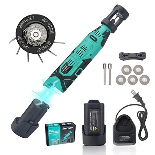 3mirrors Cordless Tungsten Electrode Sharpener Grinder 12 Holes TIG Welding w...