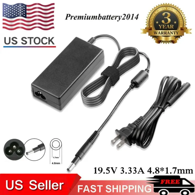 New AC Adapter Battery Charger For HP Pavilion Touchsmart 14-b109wm Sleekbook US