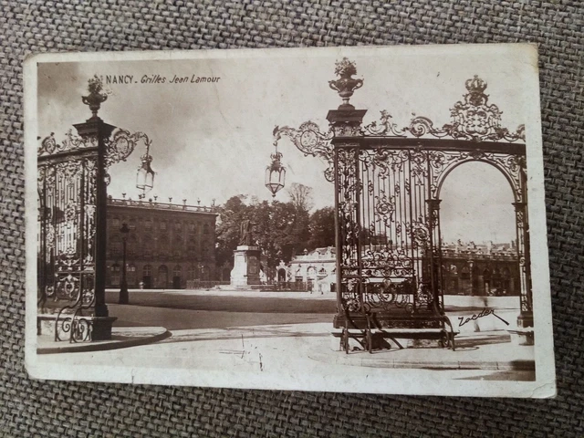 Cpa Nancy Jean Lamour Grilles