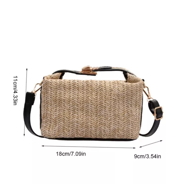 MOBILE PHONE BAG Weave Straw Bag Bohemian Style Straw Crossbody Bag ...