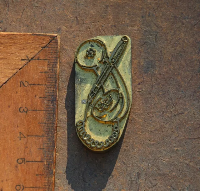 brass ornament bookbinding Art Nouveau Deco embossing bookbinder gilding rare