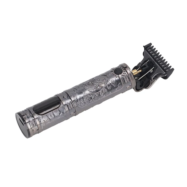 (Dragon Head LCD Silver)Airshi Electric Hair Clipper LCD Display Delicate And