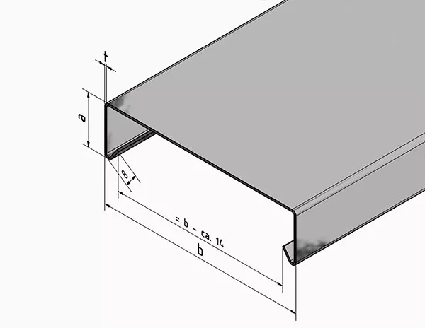 Mauerabdeckung Pfostenabdeckung h= 25 mm Edelstahl / Aluminium 1,0 mm 3