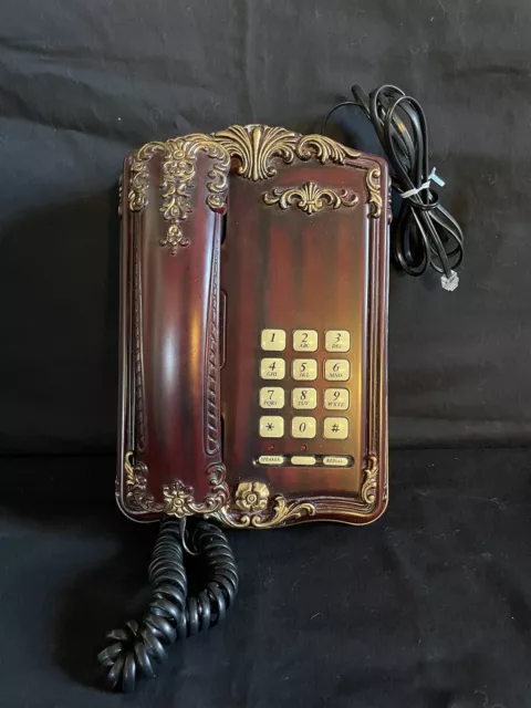 Vintage, Classy, Wood Grain Look, Desk Telephone, Victoria Telephones