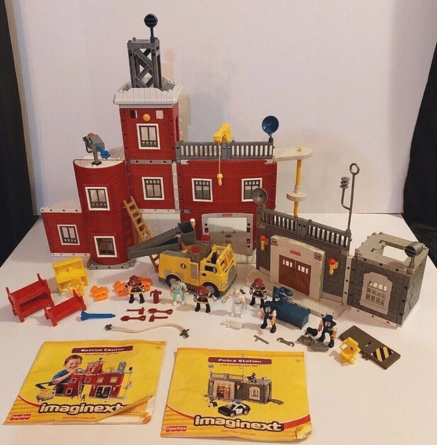 Imaginext Rescue Center FISHER-PRICE IMAGINEXT RESCUE Center & Police Station £62.74 - PicClick UK