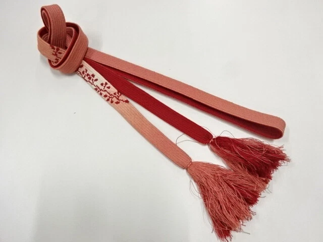6140293: Japanese Kimono / Vintage Hand-Tied Obijime Cord