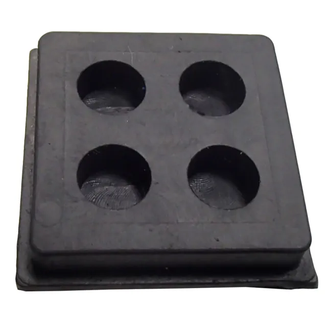 (1) Anti Vibration Square Pad 2x2x3/4 for Air Compressor/HVAC & More