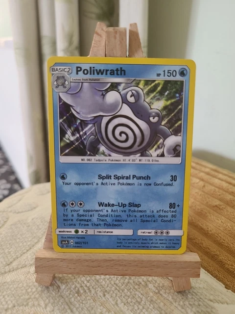 Japanese Pokemon Card - Poliwrath No. 062 Holo From Base Set (Near Mint  Condition, WOTC) WOTC Vintage Pokemon Card
