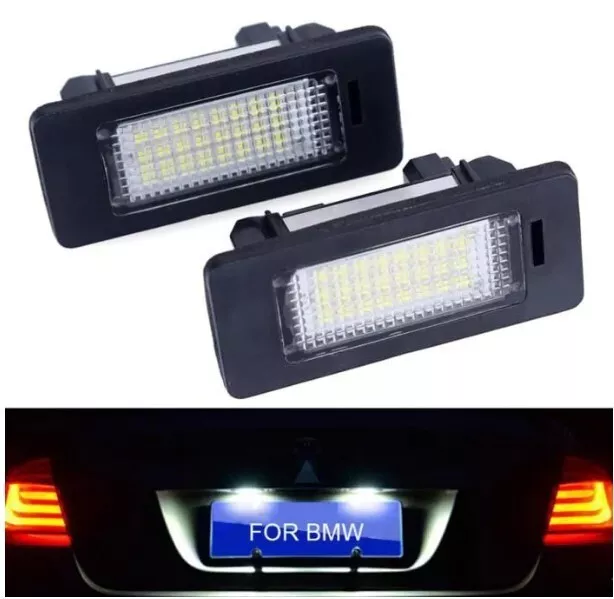 2 Feux Eclairage De Plaque LED BMW E39 E60 E61 E82 E88 E90 E91 E92 E93 E70 E71