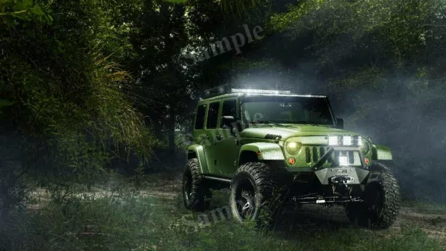 Jeep Wrangler High Res Wall Decor Print Photo Poster