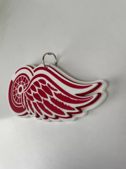 New NHL DETROIT RED WINGS RED Fan Chain Necklace Foam MI USA 2