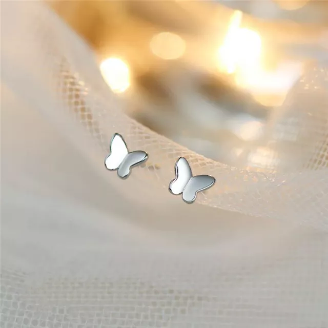 Cute Small Tiny Stud Earrings 925 Sterling Silver Women Girls Jewellery Gift UK 2