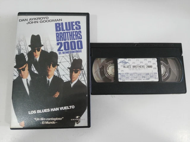 BLUES BROTHERS 2000 Dan Aykroyd John Goodman VHS Film Tape Espagnol