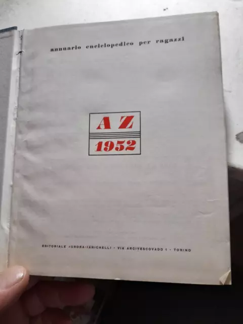 az 1952 annuario enciclopedico per ragazzi RING6