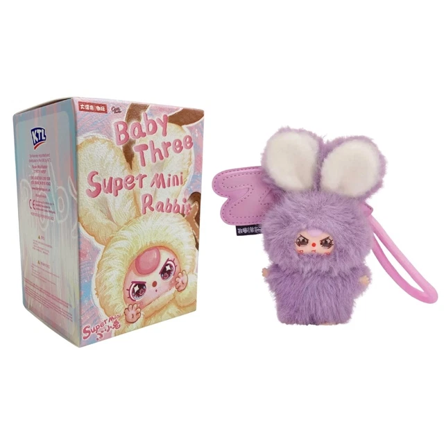 BABY THREE SUPER Mini Rabbit Blind Box Plush £18.00 - PicClick UK